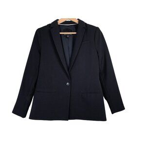 Banana Republic Navy Single Button Front Blazer Size 0